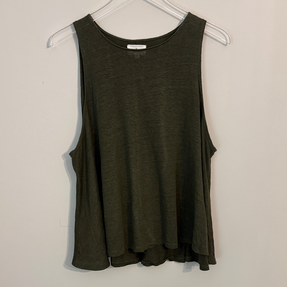 Lou & Grey Dark Olive Tank Top